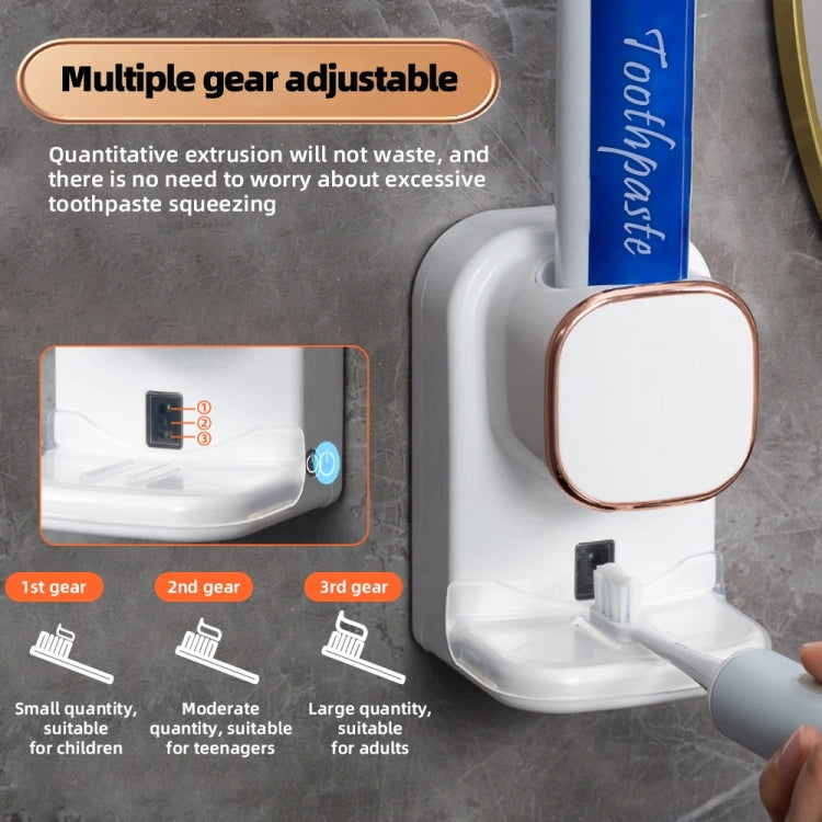 Smart Induction Toothpaste Squeezer 3 Modes Automatic Toothpaste Dispenser(White) - HoMEdemic™ 