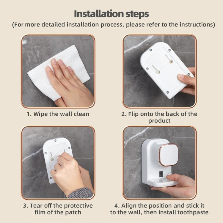 Smart Induction Toothpaste Squeezer 3 Modes Automatic Toothpaste Dispenser(White) - HoMEdemic™ 
