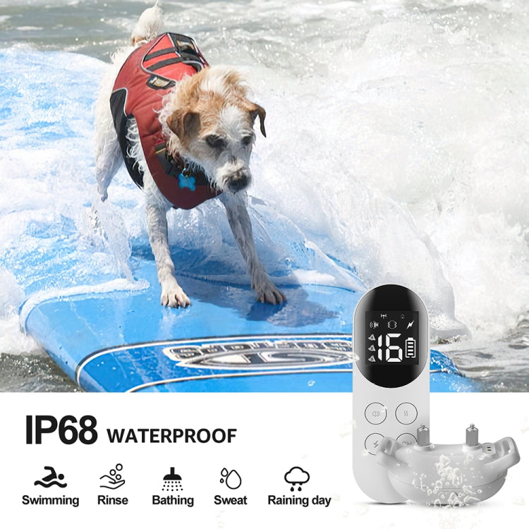 Smart Waterproof Shock Collar For Pets Remote Control Dog Training Device, Size: For-One-Dog(Black) - HoMEdemic™ 