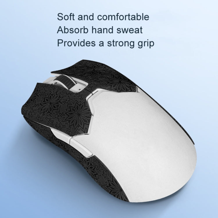 Snowflake Pattern Anti-slip Mouse Stickers For Razer Viper Ultimate Blue Half Surround - HoMEdemic™ 