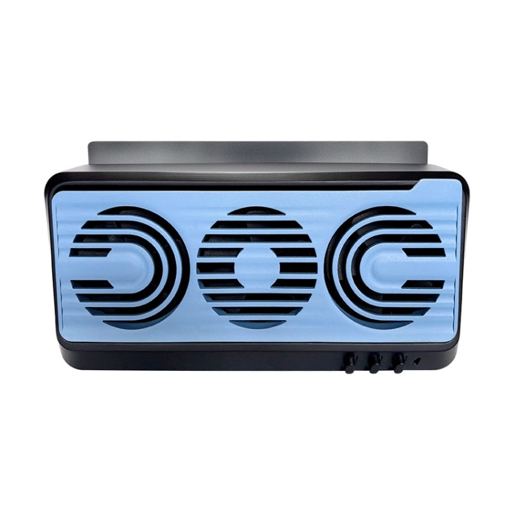 Solar Car Exhaust Fan Air Circulation Cooling Ventilation Fan(Black Blue) - HoMEdemic™ 