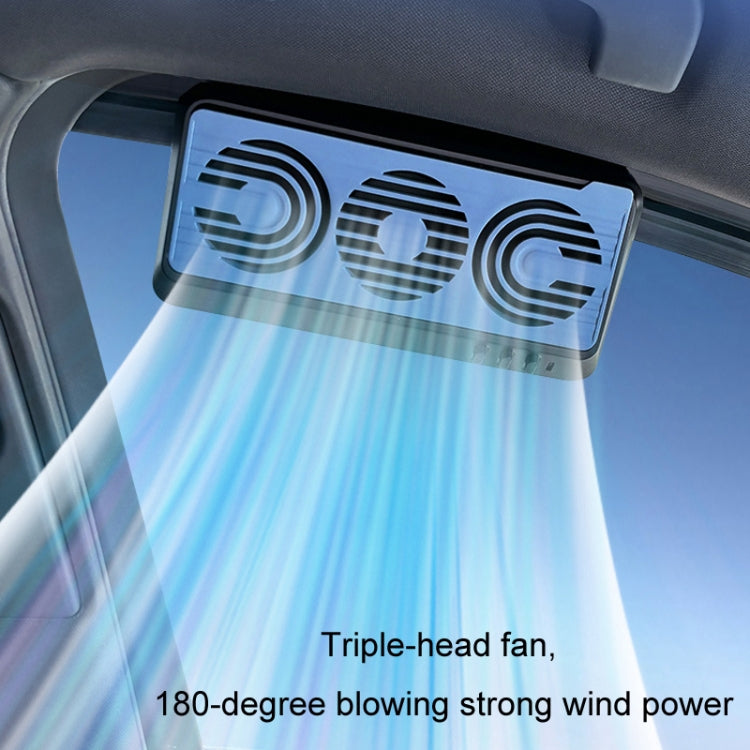 Solar Car Exhaust Fan Air Circulation Cooling Ventilation Fan(Black Blue) - HoMEdemic™ 