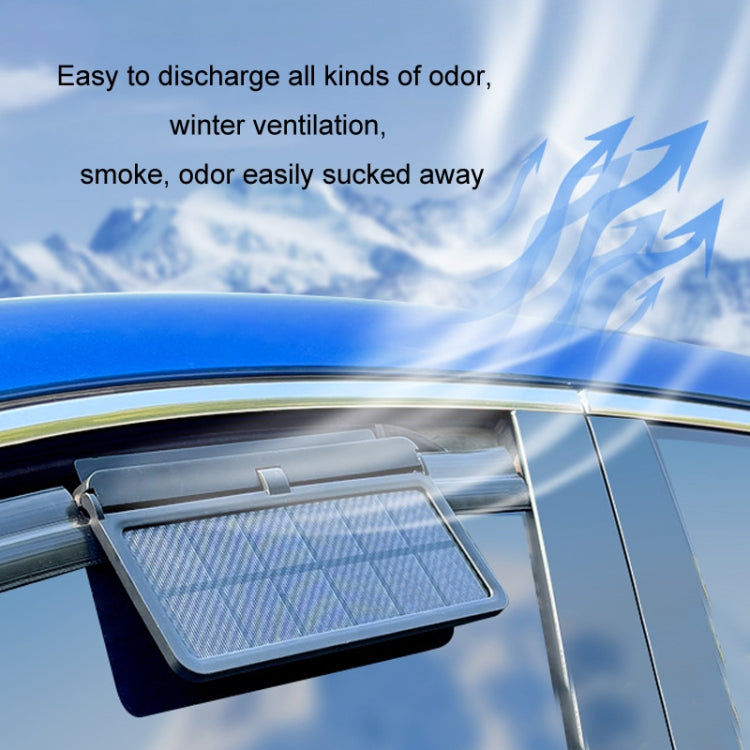 Solar Car Exhaust Fan Air Circulation Cooling Ventilation Fan(Black Blue) - HoMEdemic™ 