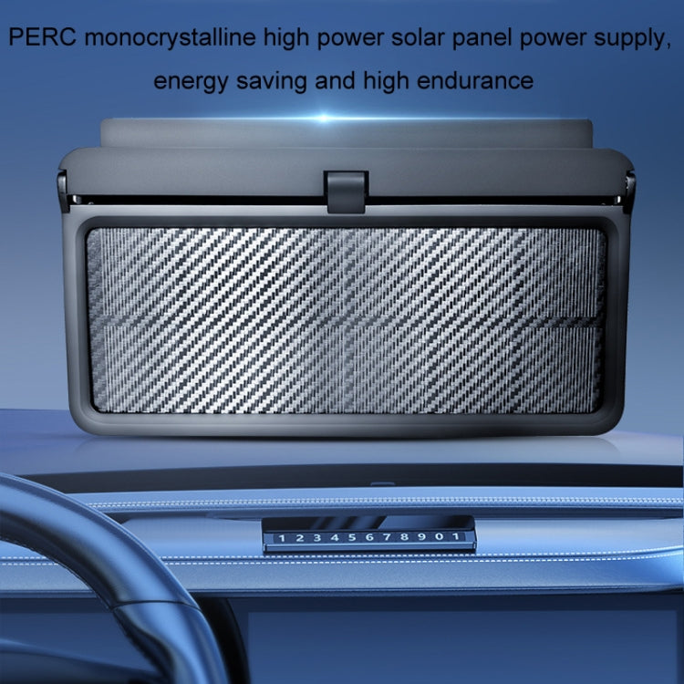 Solar Car Exhaust Fan Air Circulation Cooling Ventilation Fan(Black Blue) - HoMEdemic™ 