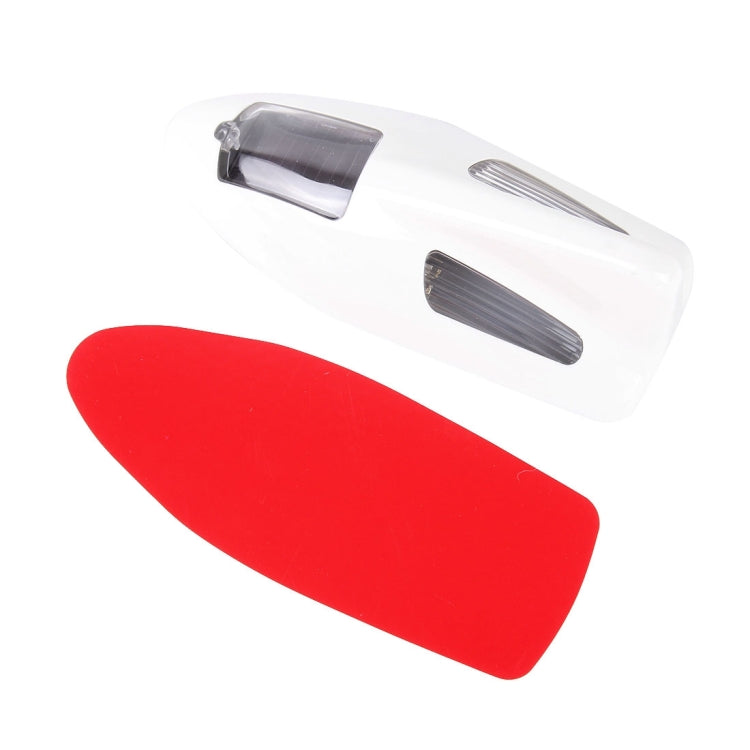 Solar Colorful Light Anti Collision Shark Fin Car Taillight LED Flash Warning Light Caution Light - HoMEdemic™ 