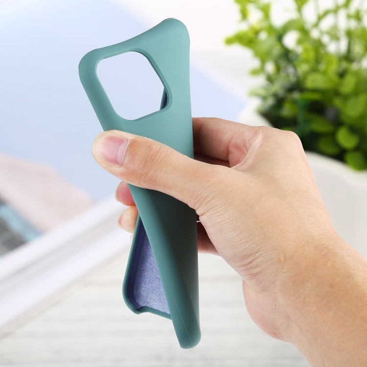 Solid Silicone Phone Case For iPhone 15 Pro(White) - HoMEdemic™ 