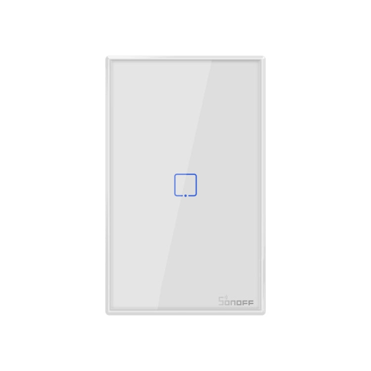 Sonoff T2 Touch 120mm Tempered Glass Panel Wall Switch Smart Home Light Touch Switch, Compatible with Alexa and Google Home, AC 100V-240V, US Plug, 120mm/ 1 US Plug - HoMEdemic™ 