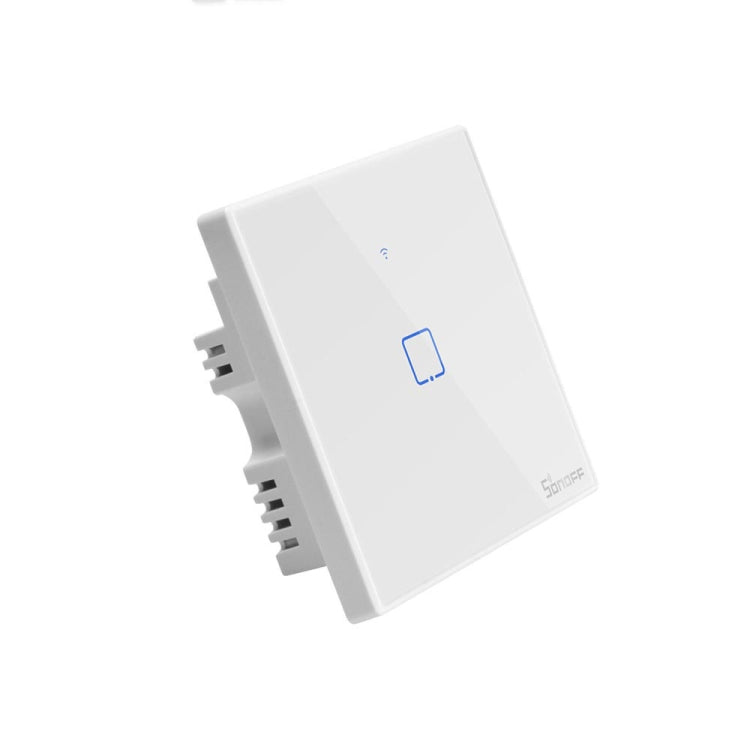 Sonoff T2 Touch 86mm Tempered Glass Panel Wall Switch Smart Home Light Touch Switch, Compatible with Alexa and Google Home, AC 100V-240V, UK Plug, 86mm/ 1 UK Plug - HoMEdemic™ 
