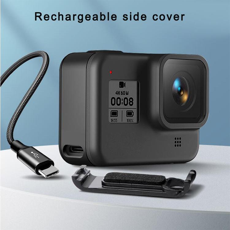 Sports Camera Rechargeable Battery Replacement Cover Side Cover for GoPro HERO8 - HoMEdemic™ 