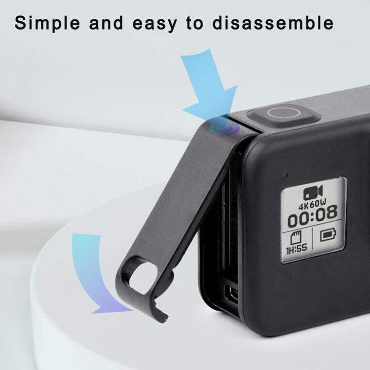 Sports Camera Rechargeable Battery Replacement Cover Side Cover for GoPro HERO8 - HoMEdemic™ 