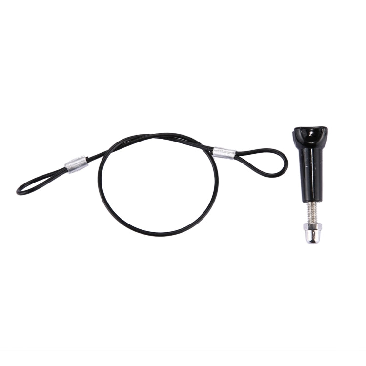 Stainless Steel Lanyard / Tether with Screw for GoPro HERO11 Black/HERO10 Black / HERO9 Black /HERO8 Black /7 /6/ 5 /5 Session /4 /3+ /3 /2 /1(Black) - HoMEdemic™ 