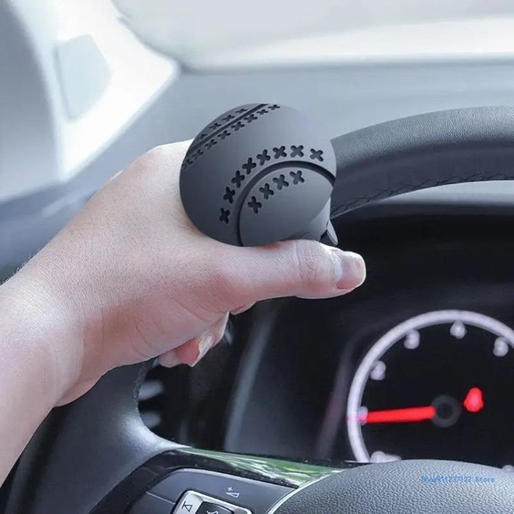 Steering Wheel One-Hand Turning Bearing Type Power-Saving Ball(Black) - HoMEdemic™ 