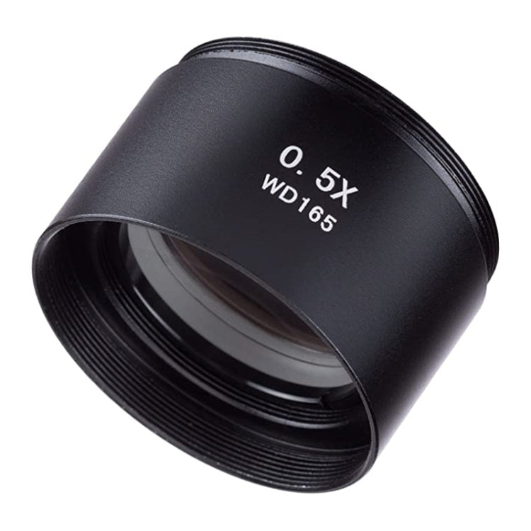 Stereo Microscopes Auxiliary Objective Lens Barlow Lens Magnifier 0.5X WD165, 0.5X WD165 - HoMEdemic™ 