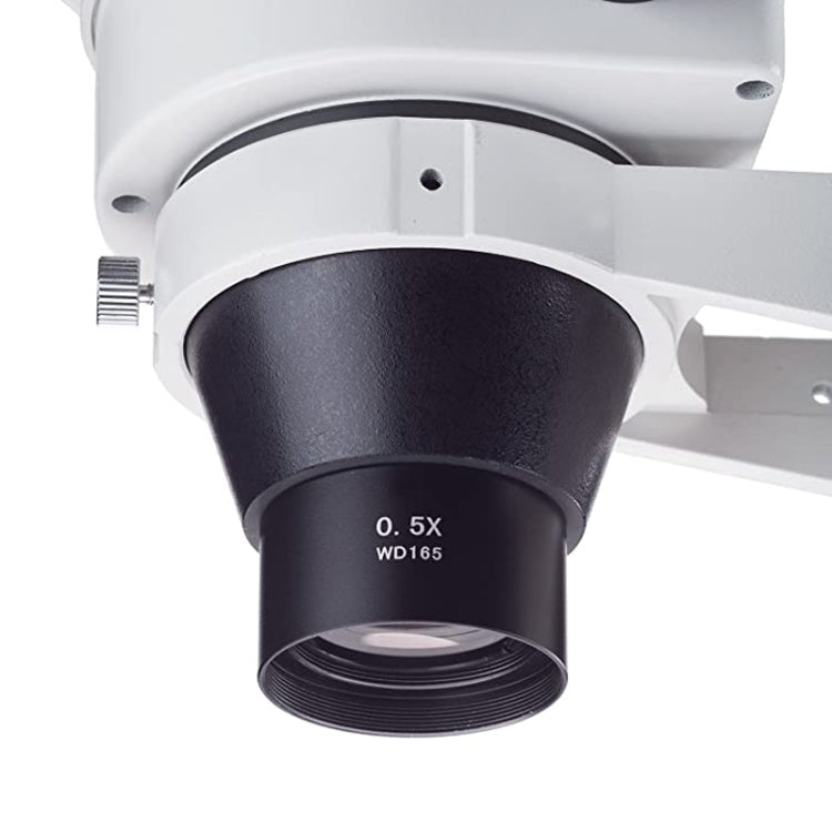 Stereo Microscopes Auxiliary Objective Lens Barlow Lens Magnifier 0.5X WD165, 0.5X WD165 - HoMEdemic™ 