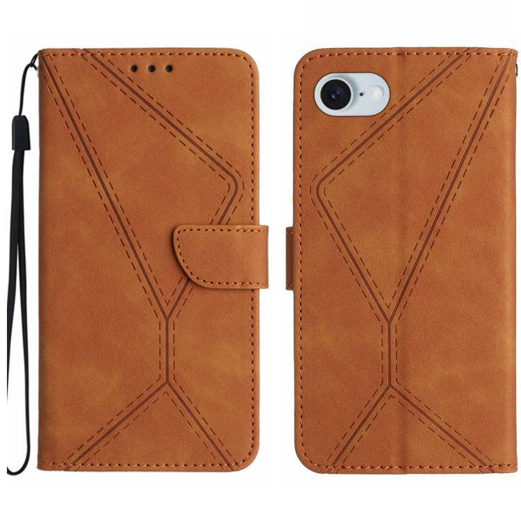 Stitching Embossed Leather Phone Case, For iPhone 17e / 16e, For iPhone 17 Pro Max, For iPhone 17 Pro, For iPhone 17 - HoMEdemic™ 