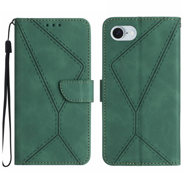Stitching Embossed Leather Phone Case, For iPhone 17e / 16e, For iPhone 17 Pro Max, For iPhone 17 Pro, For iPhone 17 - HoMEdemic™ 