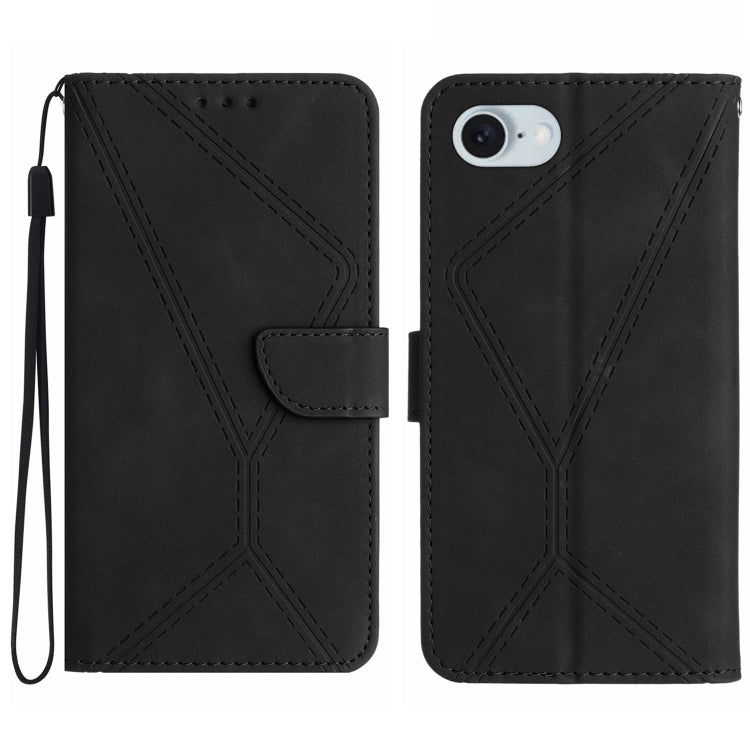 Stitching Embossed Leather Phone Case, For iPhone 17e / 16e, For iPhone 17 Pro Max, For iPhone 17 Pro, For iPhone 17 - HoMEdemic™ 