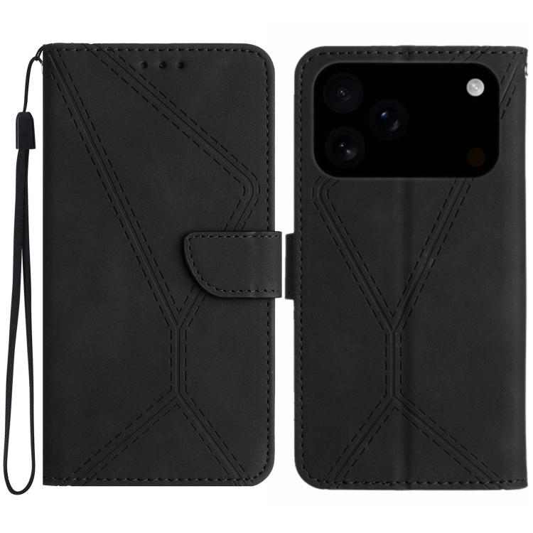 Stitching Embossed Leather Phone Case, For iPhone 17e / 16e, For iPhone 17 Pro Max, For iPhone 17 Pro, For iPhone 17 - HoMEdemic™ 
