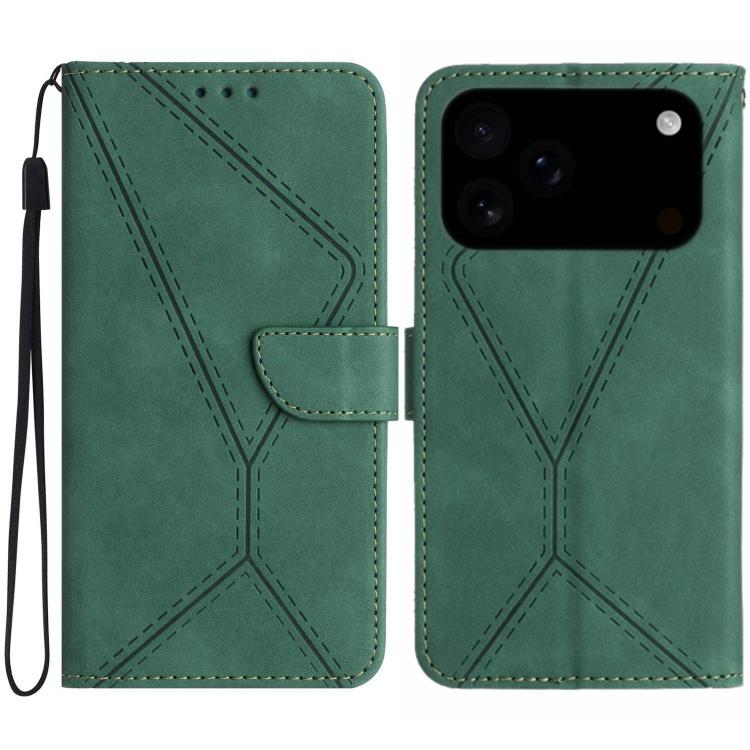 Stitching Embossed Leather Phone Case, For iPhone 17e / 16e, For iPhone 17 Pro Max, For iPhone 17 Pro, For iPhone 17 - HoMEdemic™ 