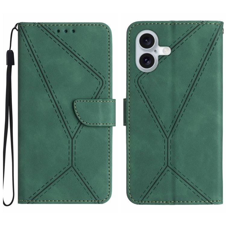 Stitching Embossed Leather Phone Case, For iPhone 17e / 16e, For iPhone 17 Pro Max, For iPhone 17 Pro, For iPhone 17 - HoMEdemic™ 