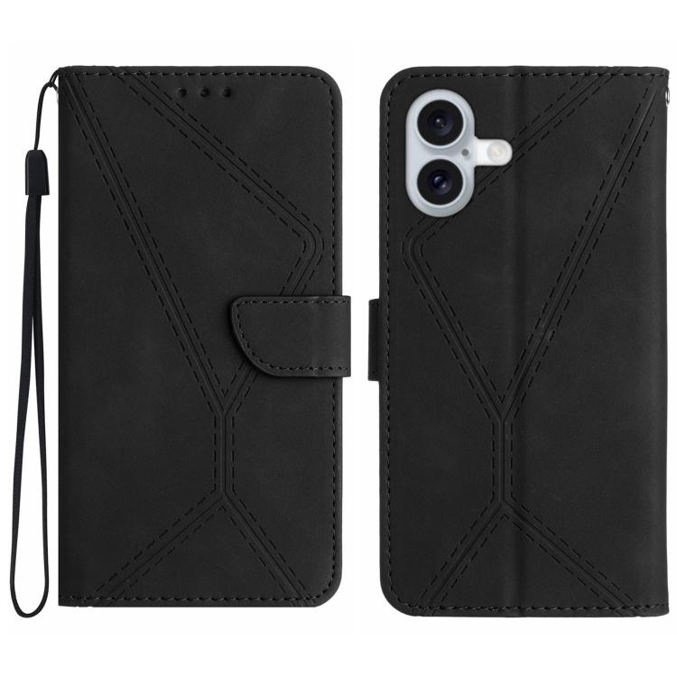 Stitching Embossed Leather Phone Case, For iPhone 17e / 16e, For iPhone 17 Pro Max, For iPhone 17 Pro, For iPhone 17 - HoMEdemic™ 