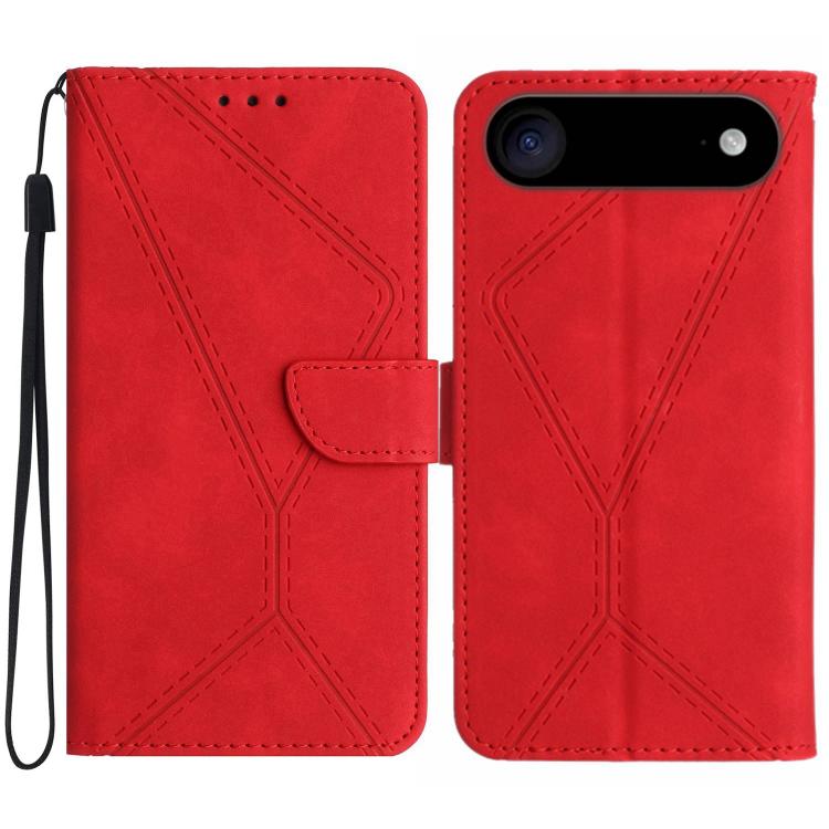 Stitching Embossed Leather Phone Case, For iPhone Air, For iPhone 16 Pro Max, For iPhone 16 Pro, For iPhone 16 Plus - HoMEdemic™ 
