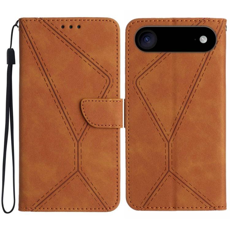 Stitching Embossed Leather Phone Case, For iPhone Air, For iPhone 16 Pro Max, For iPhone 16 Pro, For iPhone 16 Plus - HoMEdemic™ 
