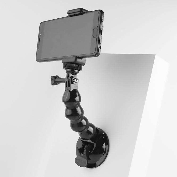 Suction Cup Jaws Flex Clamp Mount for GoPro, Insta360, DJI and Other Action Cameras(Black) - HoMEdemic™ 