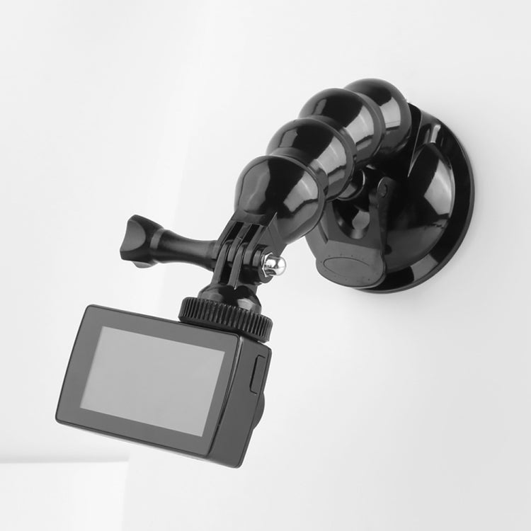 Suction Cup Jaws Flex Clamp Mount for GoPro, Insta360, DJI and Other Action Cameras(Black) - HoMEdemic™ 