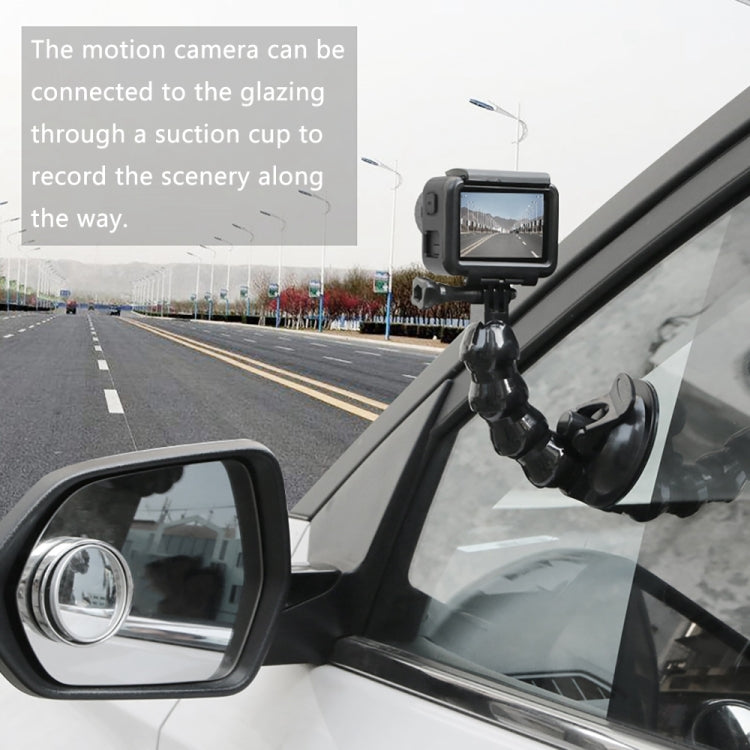 Suction Cup Jaws Flex Clamp Mount for GoPro, Insta360, DJI and Other Action Cameras(Black) - HoMEdemic™ 