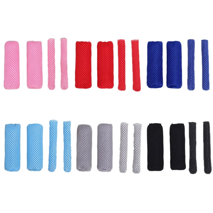 Summer Ice Silk Sweat-absorbent Breathable Electric Vehicle Grips, Color: Navy Blue - HoMEdemic™ 