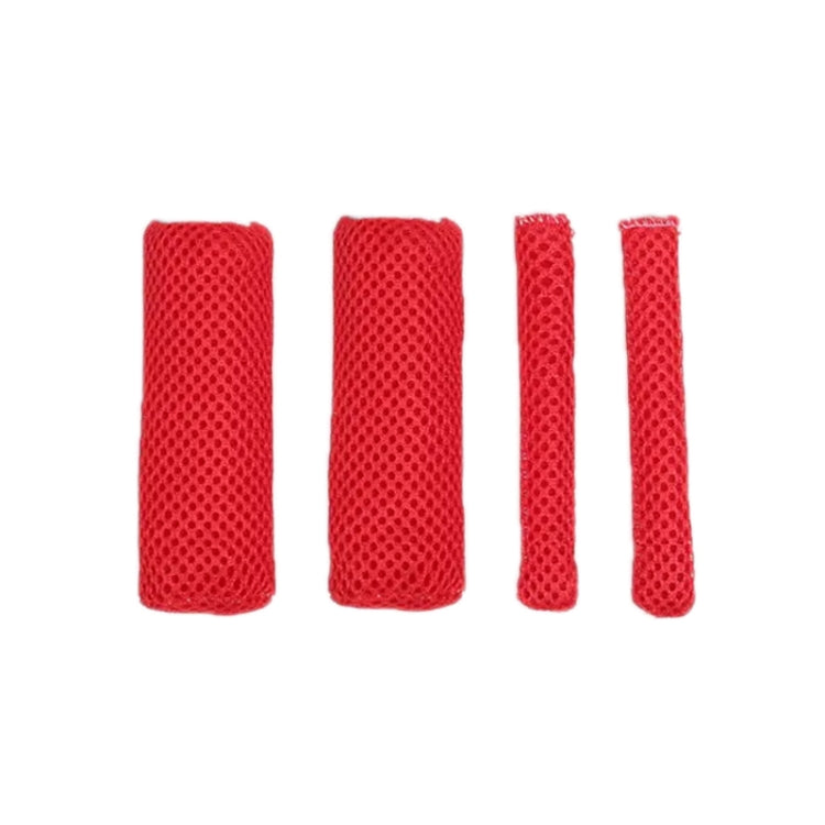 Summer Ice Silk Sweat-absorbent Breathable Electric Vehicle Grips, Color: Red - HoMEdemic™ 