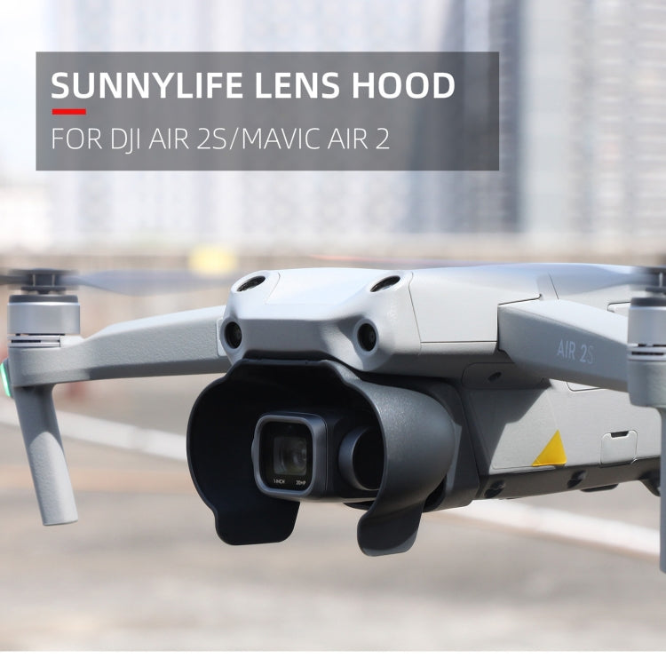 Sunnylife A2S-Q9350 Camera Lens Sunshade Anti-glare Hood for DJI Air 2S / Mavic Air 2 (Black) - HoMEdemic™ 