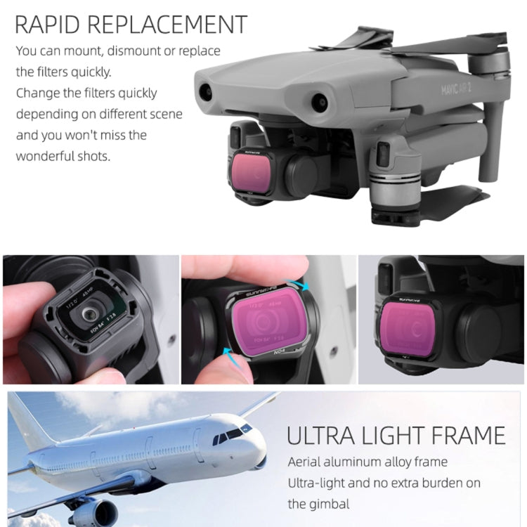 Sunnylife AIR2-FI9281 For DJI Mavic Air 2 ND32 Coating Film Lens Filter - HoMEdemic™ 