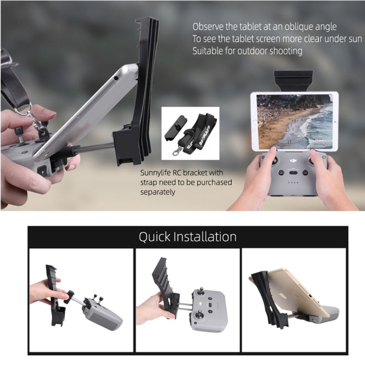 Sunnylife AIR2-Q9293 Remote Control Plate Extension Bracket for DJI Mavic Air 2 - HoMEdemic™ 