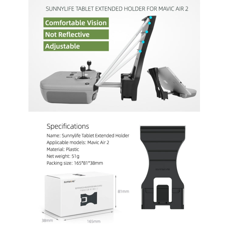 Sunnylife AIR2-Q9293 Remote Control Plate Extension Bracket for DJI Mavic Air 2 - HoMEdemic™ 