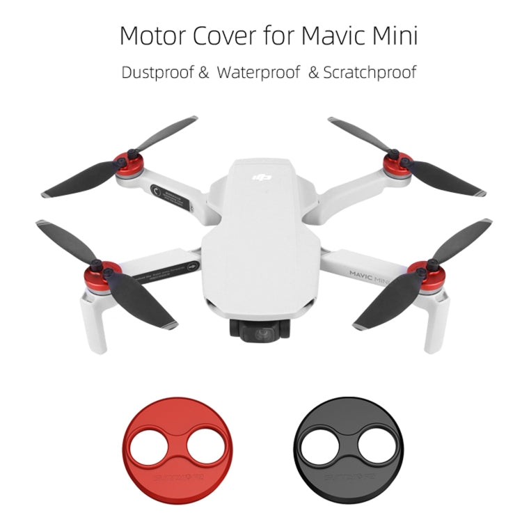Sunnylife Dust-proof Waterproof Aluminum Alloy Motor Cover for DJI Mini 3 Pro/Mavic Mini/Mini SE(Black) - HoMEdemic™ 