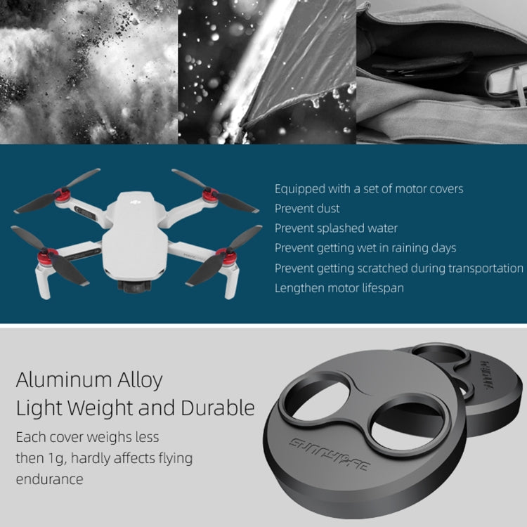 Sunnylife Dust-proof Waterproof Aluminum Alloy Motor Cover for DJI Mini 3 Pro/Mavic Mini/Mini SE(Black) - HoMEdemic™ 
