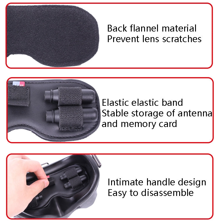 Sunnylife FV-Q9307 For DJI FPV Flight Glasses V2 Protective Cover Dust Shading Storage Mat(Black) - HoMEdemic™ 