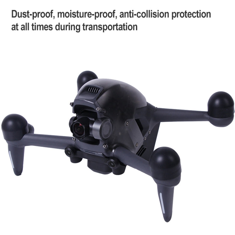 Sunnylife FV-Q9308 4 PCS Motor Protective Cover Motors Silicone Cap Protector for DJI FPV (Black) - HoMEdemic™ 