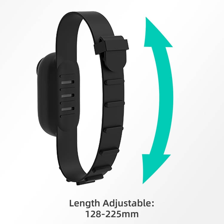 Sunnylife  IST-Q9335 Camera Strap Silicone Protective Cover Wristband Palm Backpack Bicycle Strap Cat Collar For Insta360 GO2(Black) - HoMEdemic™ 