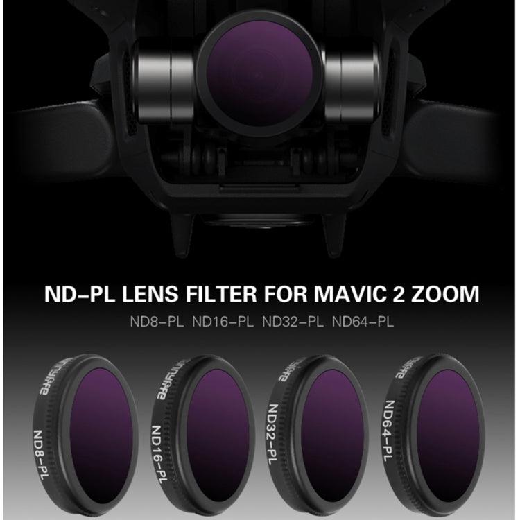 Sunnylife M2Z-FI288 ND8-PL + ND16-PL + ND32-PL + ND64-PL ND-PL Lens Filter for DJI Mavic 2 Zoom - HoMEdemic™ 