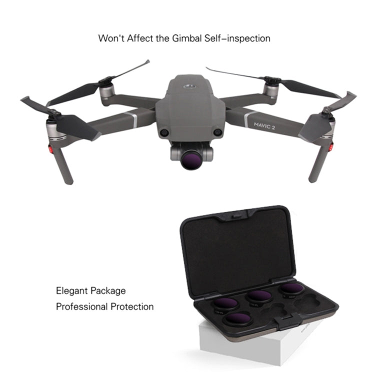 Sunnylife M2Z-FI288 ND8-PL + ND16-PL + ND32-PL + ND64-PL ND-PL Lens Filter for DJI Mavic 2 Zoom - HoMEdemic™ 