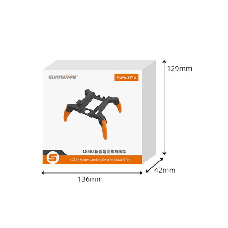 Sunnylife M3P-LG582 For DJI Mavic 3 Pro Folding Increases Tripod Protection Support Spider Landing Rack(Dual Color) - HoMEdemic™ 