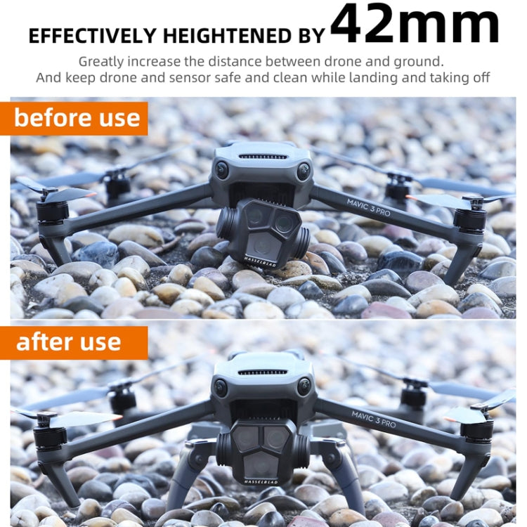 Sunnylife M3P-LG582 For DJI Mavic 3 Pro Folding Increases Tripod Protection Support Spider Landing Rack(Grey) - HoMEdemic™ 