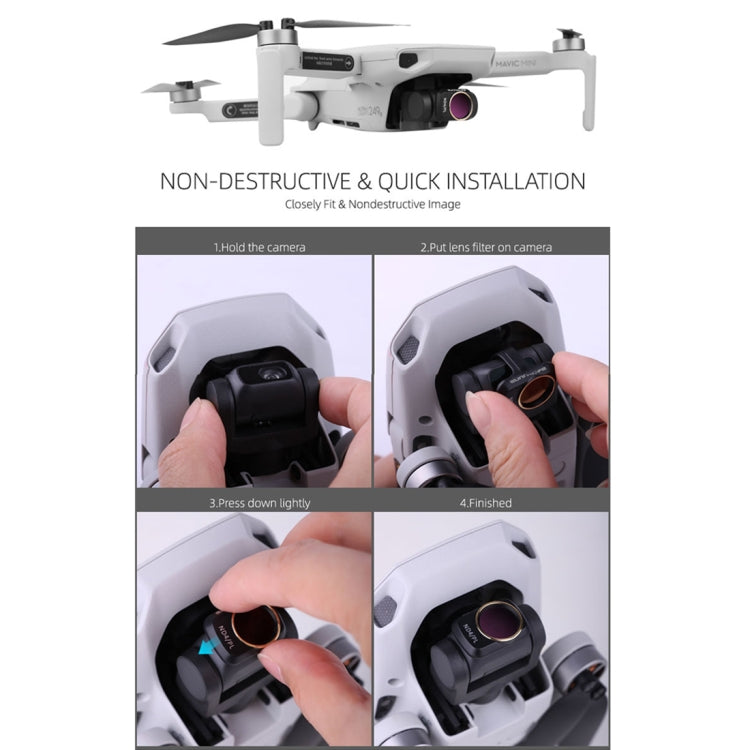 Sunnylife MM-FI9250 Lens Filter For DJI Mini 4K/Mini 2 SE/Mini SE/Mini 2/Mavic Mini - HoMEdemic™ 