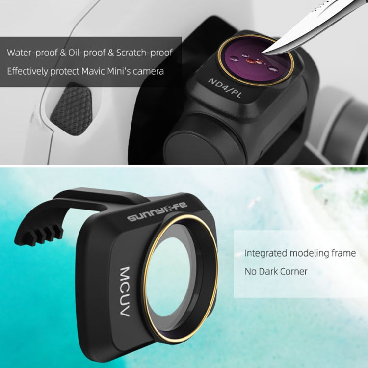 Sunnylife MM-FI9256 For DJI Mavic Mini / Mini 2 4 In 1 Drone ND4+ND8+ND16+ND32 Lens Filter - HoMEdemic™ 