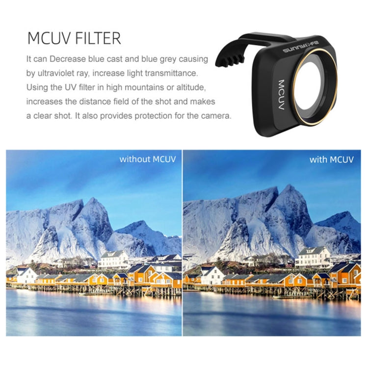 Sunnylife MM-FI9258 For DJI Mavic Mini / Mini 2 6 In 1 Drone MCUV+CPL+ND4+ND8+ND16+ND32 Lens Filter - HoMEdemic™ 