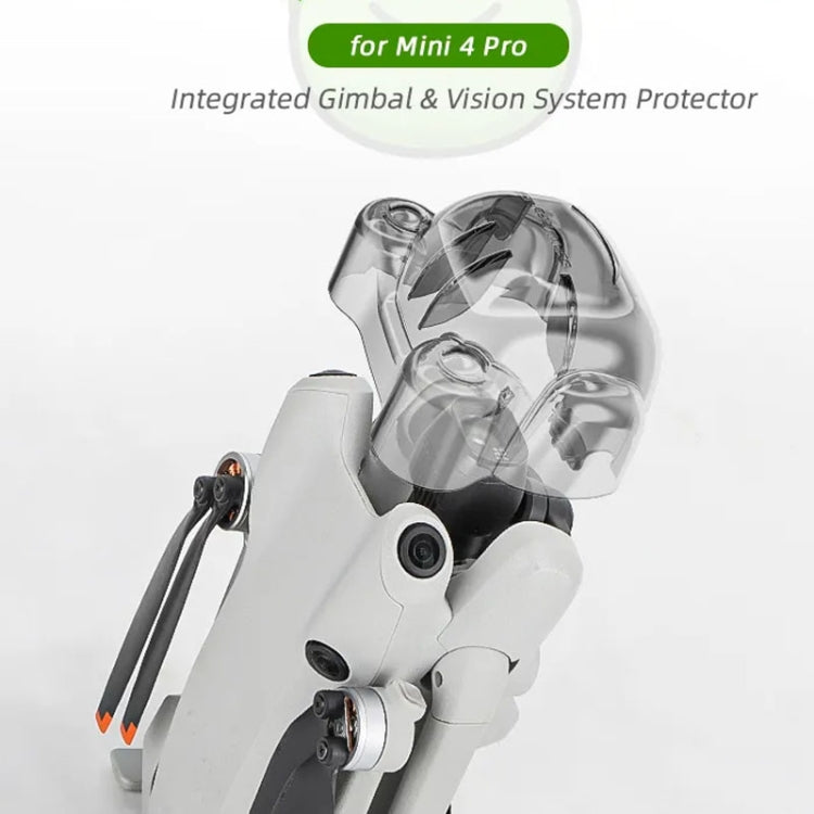 Sunnylife N4P-G710 For DJI Mini 4 Pro Integrated Gimbal Protector Camera Lens Cover Dust-proof Cap(Transparent Gray) - HoMEdemic™ 