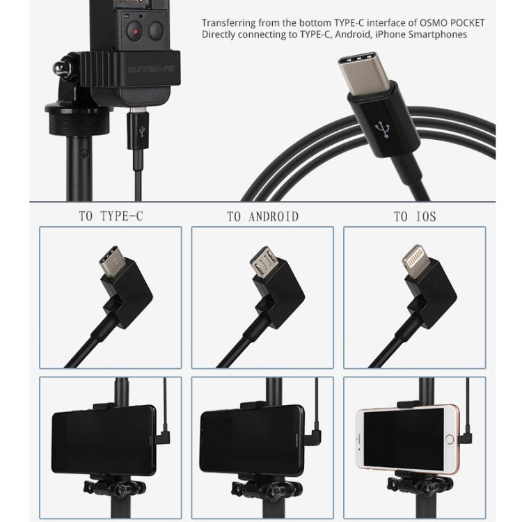 Sunnylife OP-X9208 Type-C to Type-C Cable for DJI OSMO Pocket, Length:1m - HoMEdemic™ 